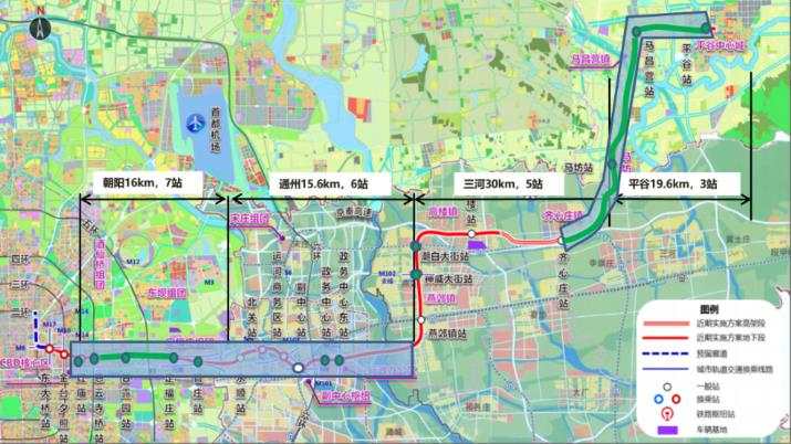 交通線路,連通北京市朝陽區,通州區,平谷區以及河北省三河市燕郊鎮,全