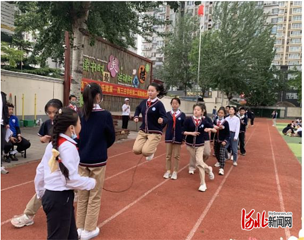 bobsports石家庄市西三庄学校举行第二届跳绳比赛(图2)