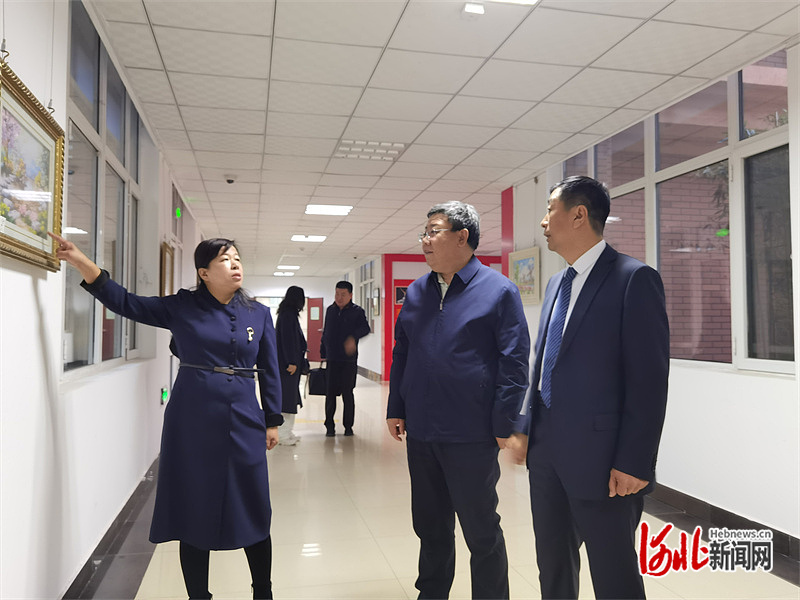 河北省残联副理事长到石家庄市特殊教育学校调研