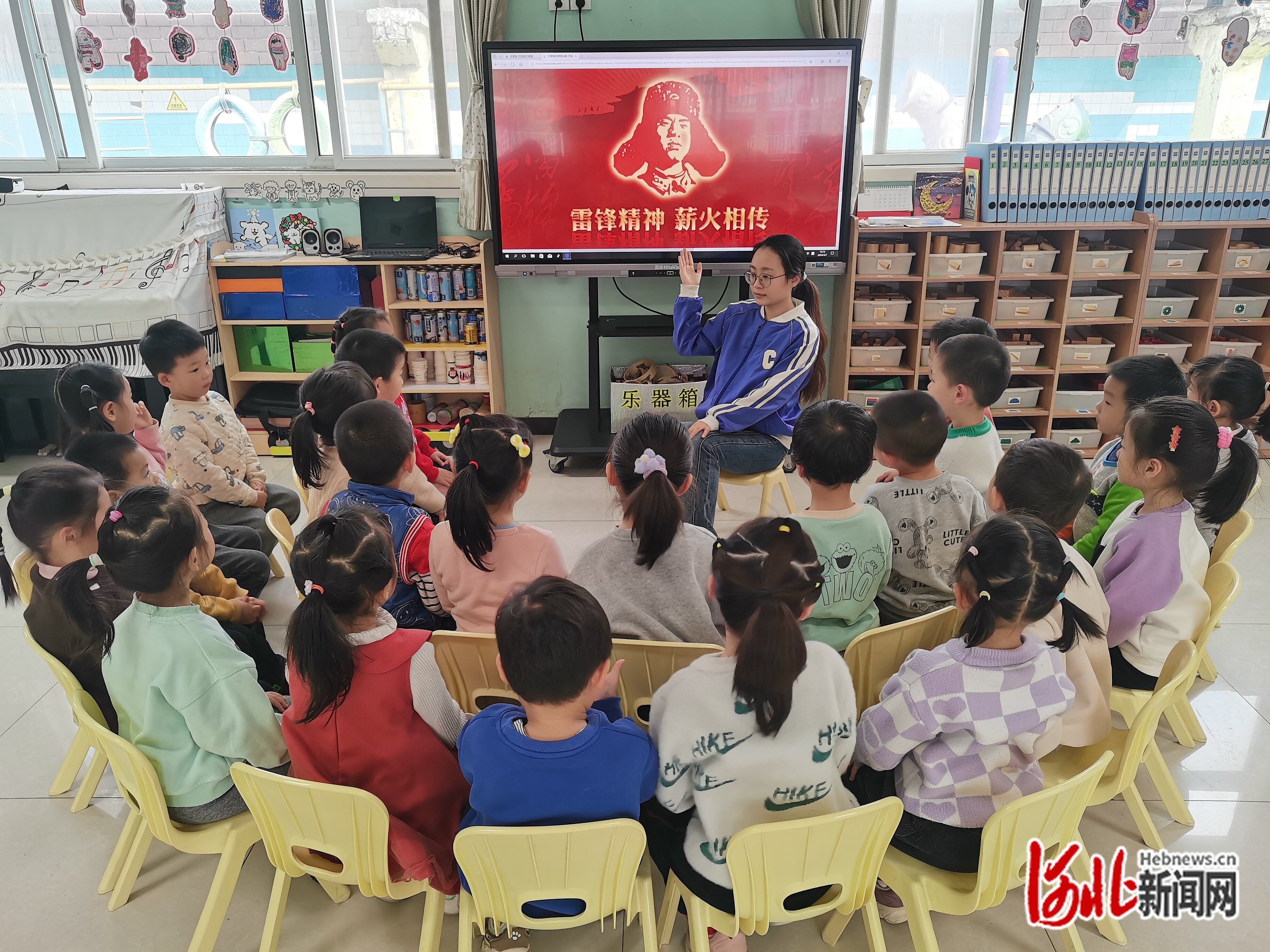 石家庄长安区第九幼儿园举行学雷锋主题活动