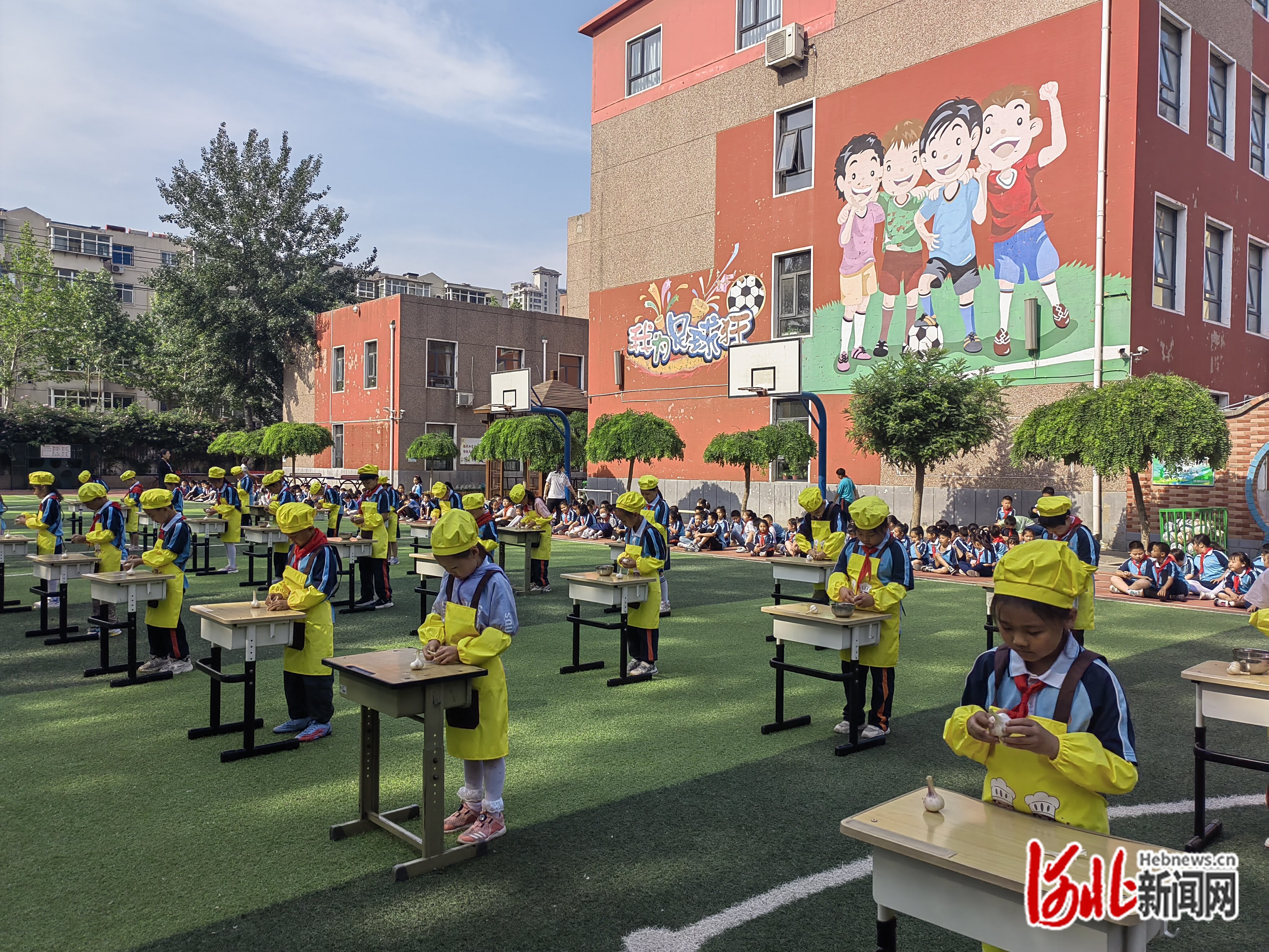 石家庄市​沿东小学举行劳动技能大赛