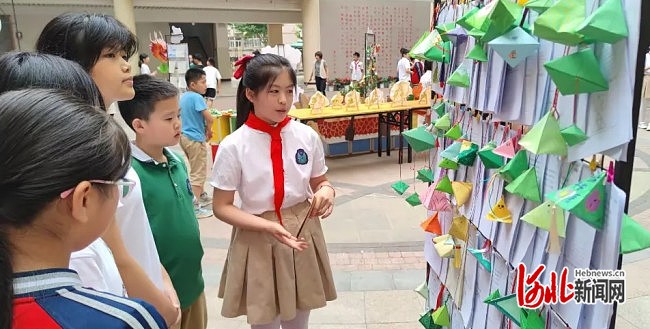 石家庄市中山路小学举行端午节项目式学习成果展示