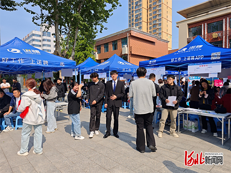 河北青年管理干部学院举办2025届毕业生春季校园双选会(图3)